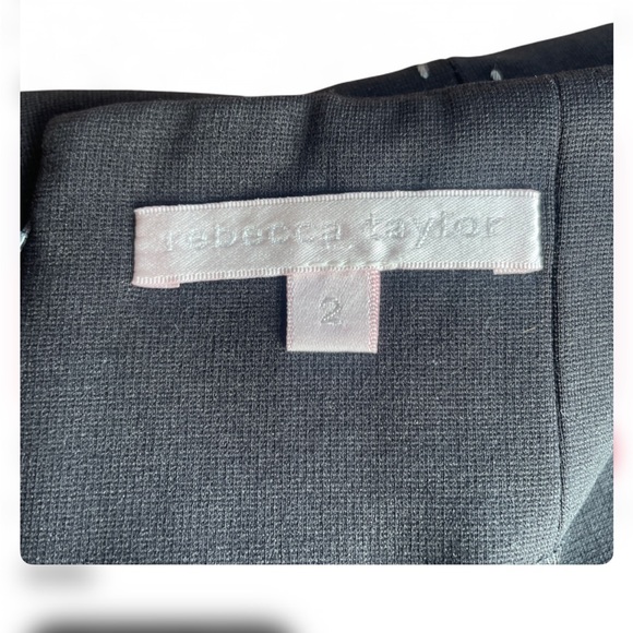 Rebecca Taylor Black A-Line Skirt - Picture 6 of 6